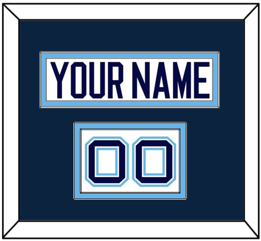 Maine Hockey Nameplate & Number (Shoulder) - Home White (1994-2008) - Signature Tier 2