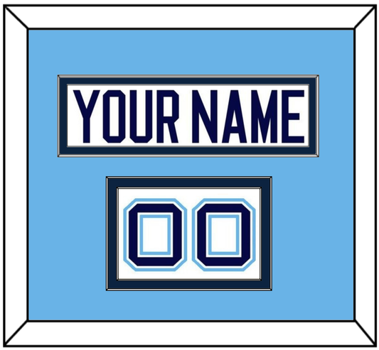 Maine Hockey Nameplate & Number (Shoulder) - Home White (1994-2008) - Signature Tier 3