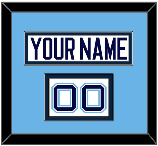 Maine Hockey Nameplate & Number (Shoulder) - Home White (1994-2008) - Signature Tier 3