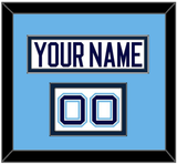 Maine Hockey Nameplate & Number (Shoulder) - Home White (1994-2008) - Double Mat 3