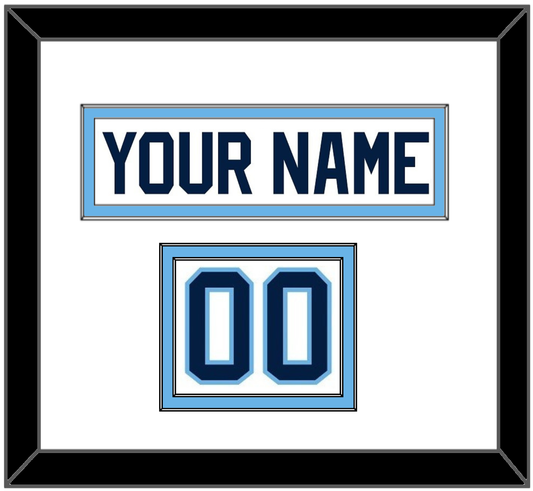 Maine Hockey Nameplate & Number (Shoulder) - Home White (1993-1994) - Signature Tier 1