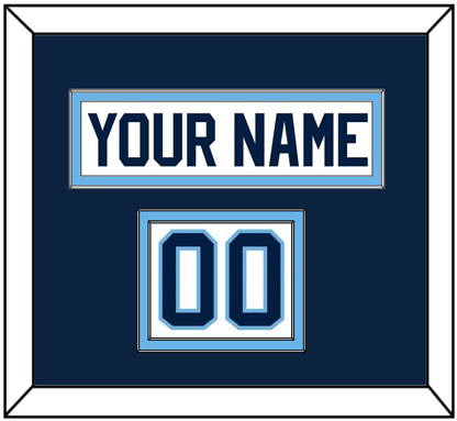 Maine Hockey Nameplate & Number (Shoulder) - Home White (1993-1994) - Signature Tier 2