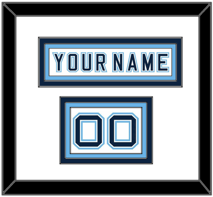 Maine Hockey Nameplate & Number (Shoulder) - Home White - Premier Tier 1