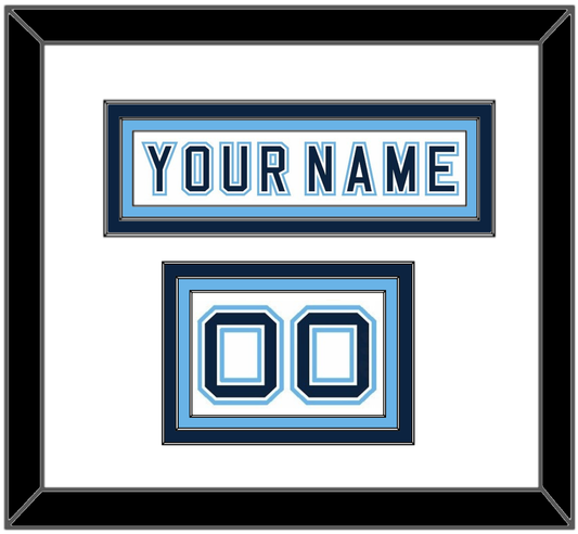 Maine Hockey Nameplate & Number (Shoulder) - Home White - Premier Tier 1