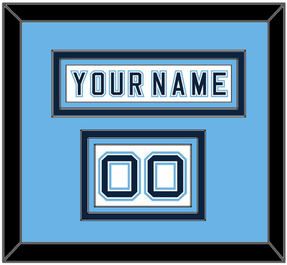 Maine Hockey Nameplate & Number (Shoulder) - Home White - Premier Tier 3