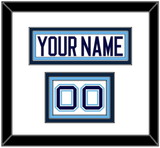 Maine Hockey Nameplate & Number (Shoulder) - Home White (1994-2008) - Triple Mat 1