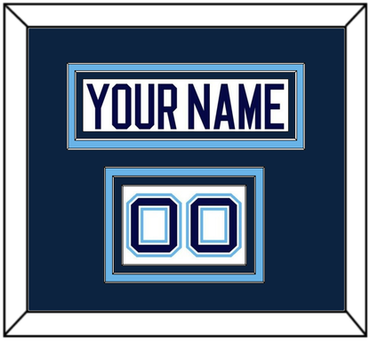 Maine Hockey Nameplate & Number (Shoulder) - Home White (1994-2008) - Premier Tier 2