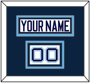 Maine Hockey Nameplate & Number (Shoulder) - Home White (1994-2008) - Triple Mat 2