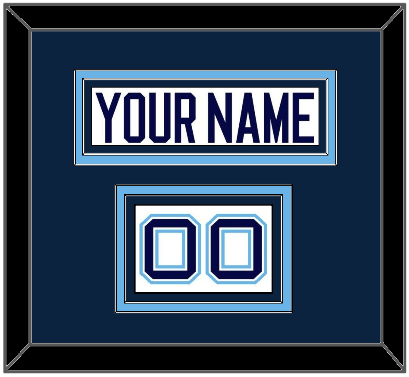 Maine Hockey Nameplate & Number (Shoulder) - Home White (1994-2008) - Premier Tier 2