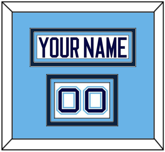Maine Hockey Nameplate & Number (Shoulder) - Home White (1994-2008) - Premier Tier 3