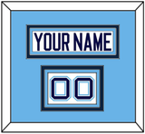 Maine Hockey Nameplate & Number (Shoulder) - Home White (1994-2008) - Triple Mat 3