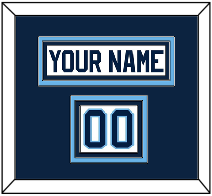 Maine Hockey Nameplate & Number (Shoulder) - Home White (1993-1994) - Premier Tier 2