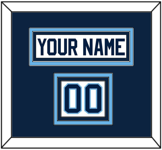 Maine Hockey Nameplate & Number (Shoulder) - Home White (1993-1994) - Premier Tier 2
