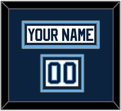 Maine Hockey Nameplate & Number (Shoulder) - Home White (1993-1994) - Premier Tier 2