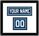 Maine Hockey Nameplate & Number (Shoulder) - Road Navy Blue (1993-1994) - Triple Mat 1