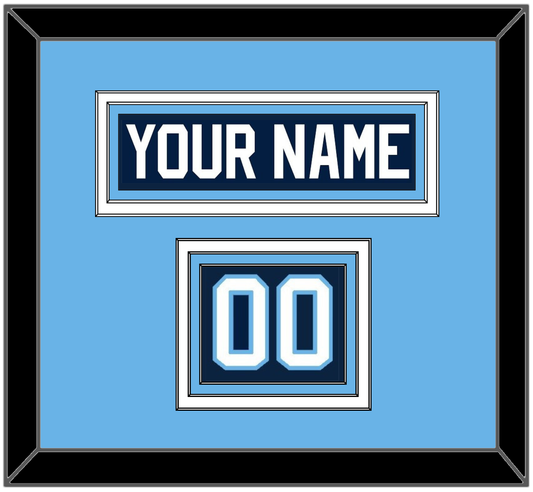 Maine Hockey Nameplate & Number (Shoulder) - Road Navy Blue (1993-1994) - Premier Tier 3