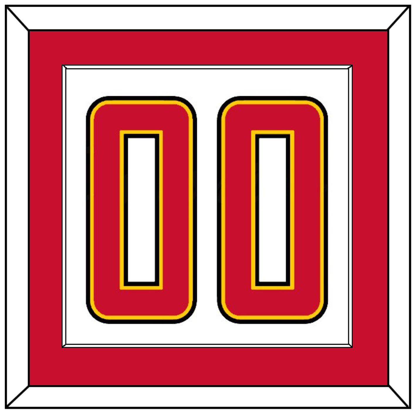Maryland Basketball Number - Home White (2013-2015) - Essential Tier 1
