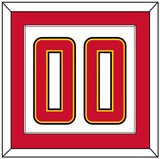 Maryland Basketball Number - Home White (2013-2015) - Single Mat 1