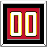 Maryland Basketball Number - Road Red (2013-2015) - Single Mat 2