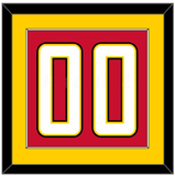 Maryland Basketball Number - Road Red (2013-2015) - Single Mat 3