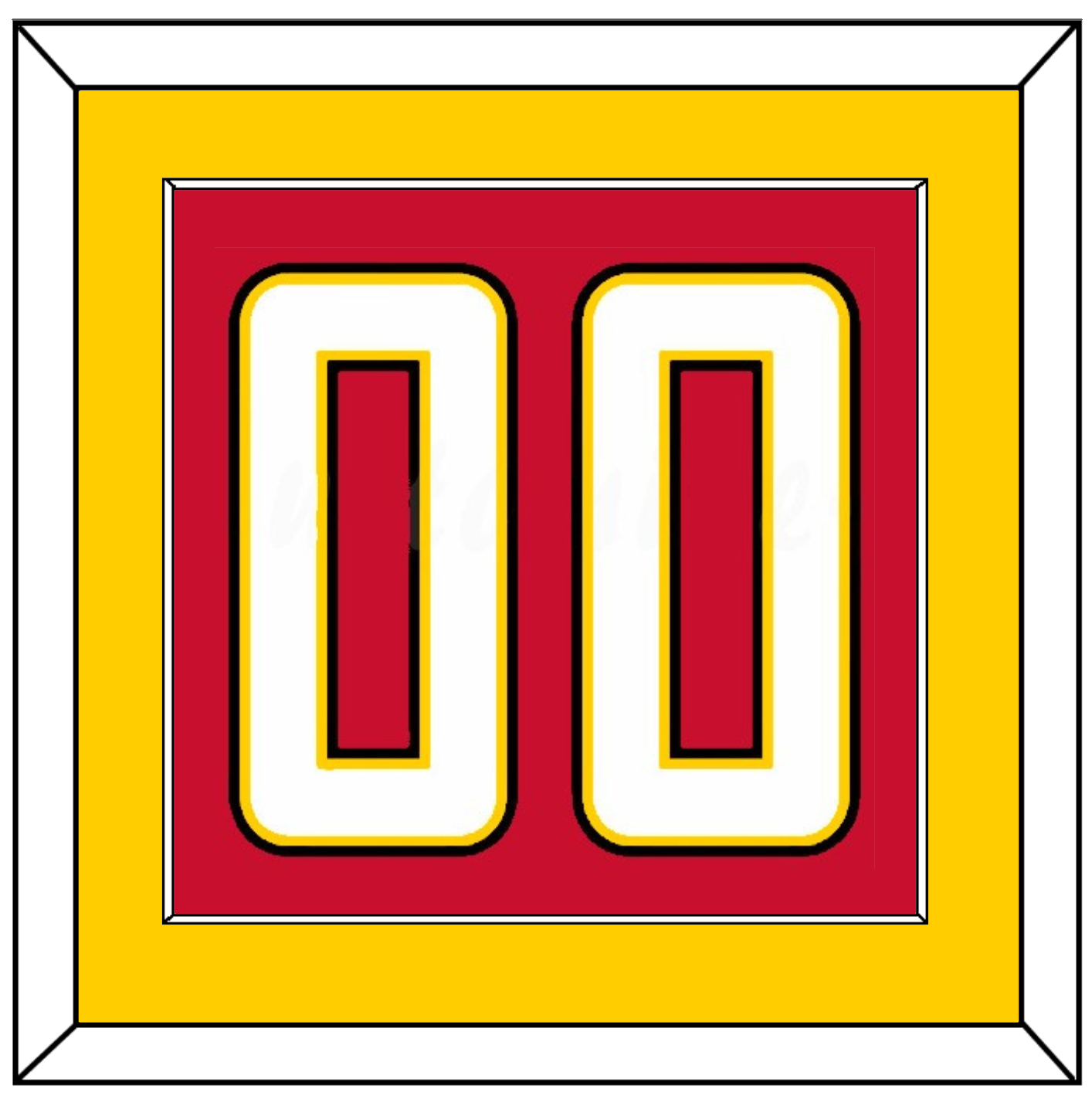 Maryland Basketball Number - Road Red (2013-2015) - Essential Tier 3
