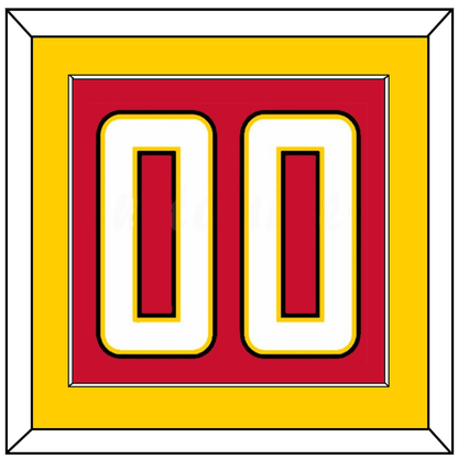 Maryland Basketball Number - Road Red (2013-2015) - Essential Tier 3