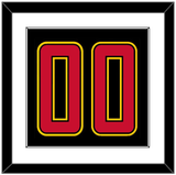 Maryland Basketball Number - Road Black (2013-2015) - Single Mat 1