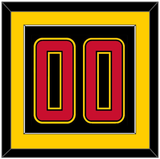 Maryland Basketball Number - Road Black (2013-2015) - Single Mat 3