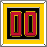 Maryland Basketball Number - Road Black (2013-2015) - Single Mat 3