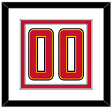 Maryland Basketball Number - Home White (2013-2015) - Double Mat 1