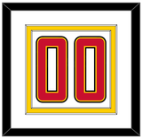 Maryland Basketball Number - Home White (2013-2015) - Double Mat 2