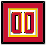 Maryland Basketball Number - Home White (2013-2015) - Double Mat 3