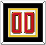 Maryland Basketball Number - Home White (2013-2015) - Double Mat 4