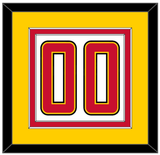 Maryland Basketball Number - Home White (2013-2015) - Double Mat 5