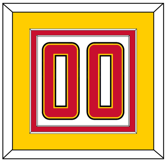 Maryland Basketball Number - Home White (2013-2015) - Signature Tier 5