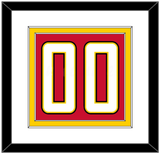 Maryland Basketball Number - Road Red (2013-2015) - Double Mat 1