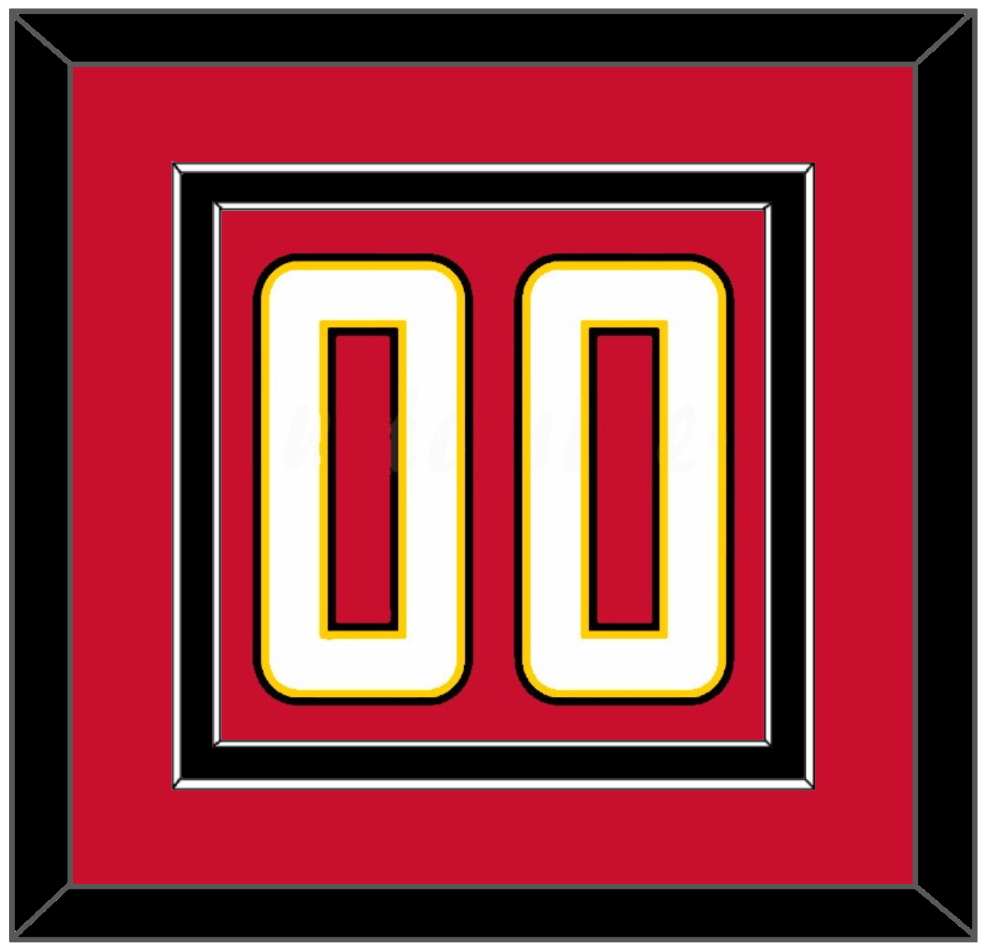 Maryland Basketball Number - Road Red (2013-2015) - Signature Tier 2