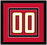 Maryland Basketball Number - Road Red (2013-2015) - Double Mat 2