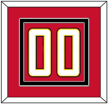 Maryland Basketball Number - Road Red (2013-2015) - Signature Tier 2