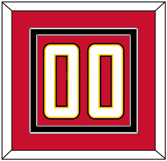 Maryland Basketball Number - Road Red (2013-2015) - Signature Tier 2