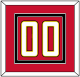 Maryland Basketball Number - Road Red (2013-2015) - Double Mat 2