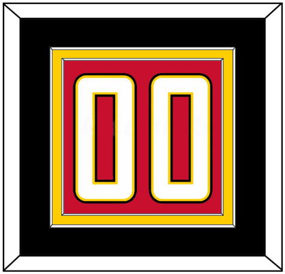 Maryland Basketball Number - Road Red (2013-2015) - Signature Tier 3