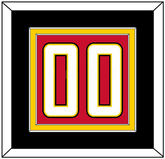 Maryland Basketball Number - Road Red (2013-2015) - Signature Tier 3