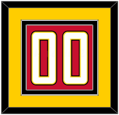 Maryland Basketball Number - Road Red (2013-2015) - Signature Tier 4
