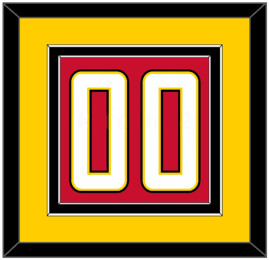 Maryland Basketball Number - Road Red (2013-2015) - Signature Tier 4