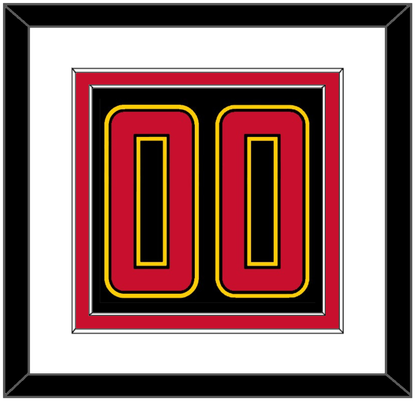 Maryland Basketball Number - Road Black (2013-2015) - Signature Tier 1