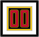 Maryland Basketball Number - Road Black (2013-2015) - Double Mat 2