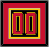 Maryland Basketball Number - Road Black (2013-2015) - Double Mat 3
