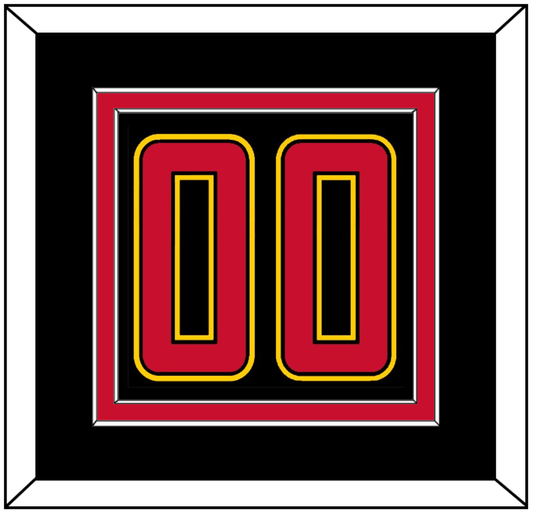 Maryland Basketball Number - Road Black (2013-2015) - Signature Tier 4