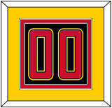 Maryland Basketball Number - Road Black (2013-2015) - Double Mat 5